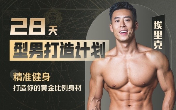 B站付费课程 - 28天居家增肌减脂全方案【38.9G】