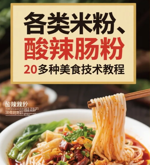 【教程】各类米粉、肠粉、酸辣粉类20多种美食技术教程  美味全攻略 mp4/mov [21.3GB]