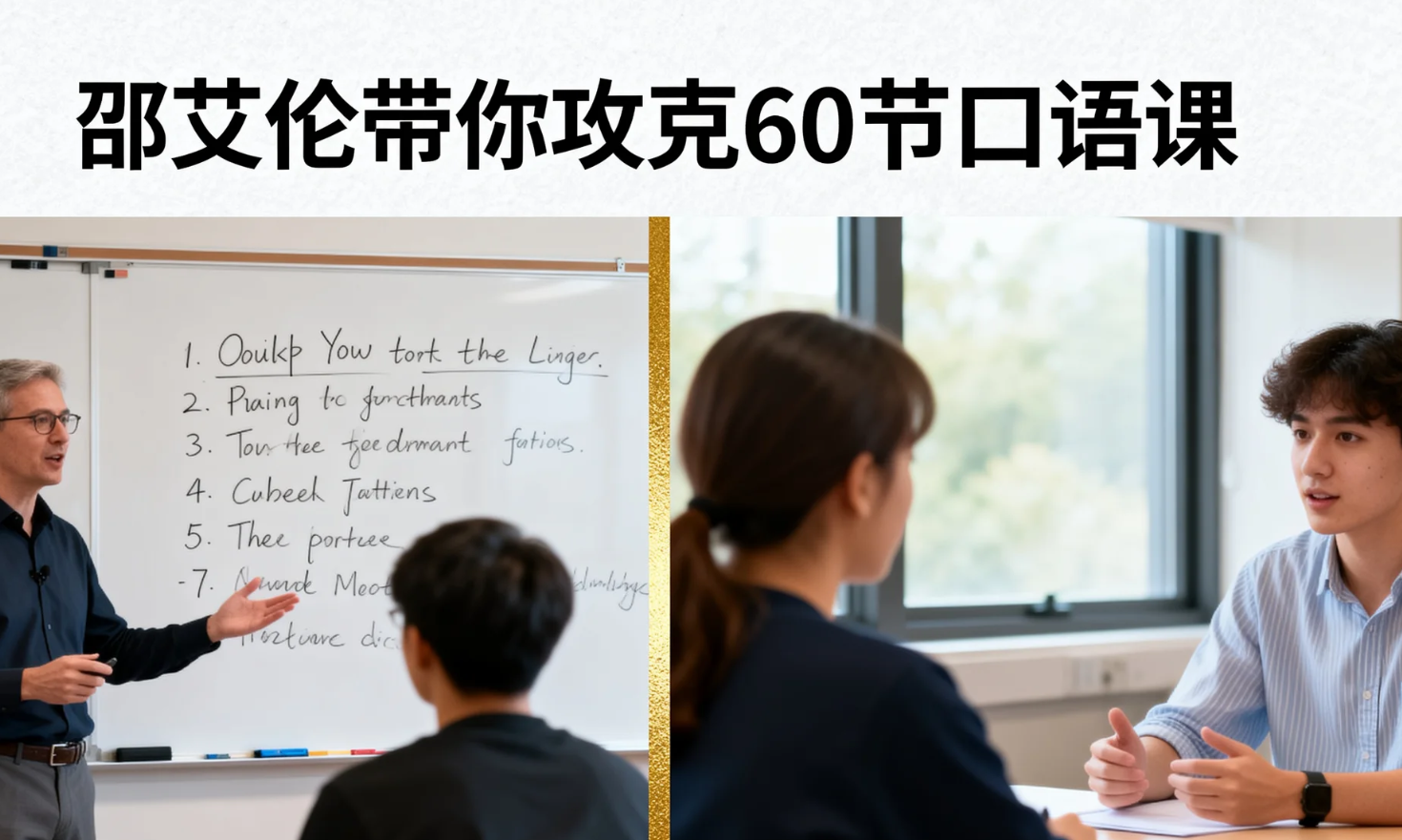 【课程】邵艾伦-雅思口语训练营：实战提分课程60节 mp4 [4GB]